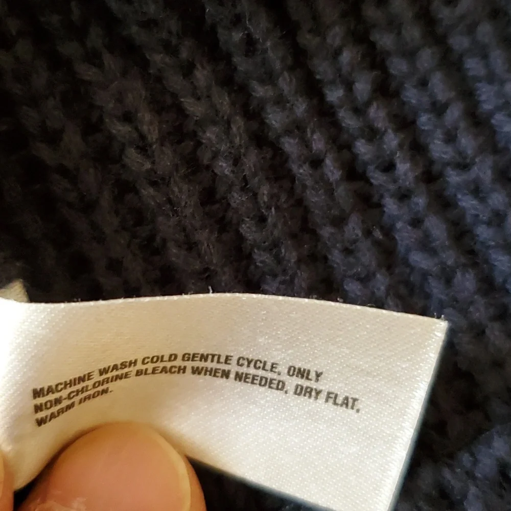 GAP Mockneck Sweater Jacket 100% Cotton - Picture 12 of 16